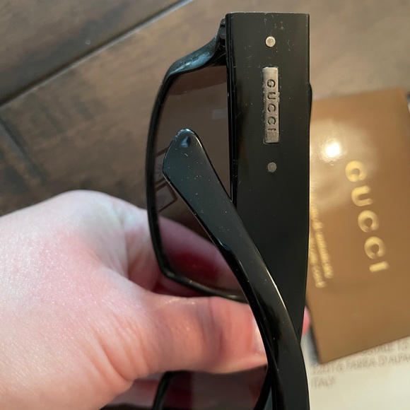 Black Gucci Sunglasses - Picture 2 of 3